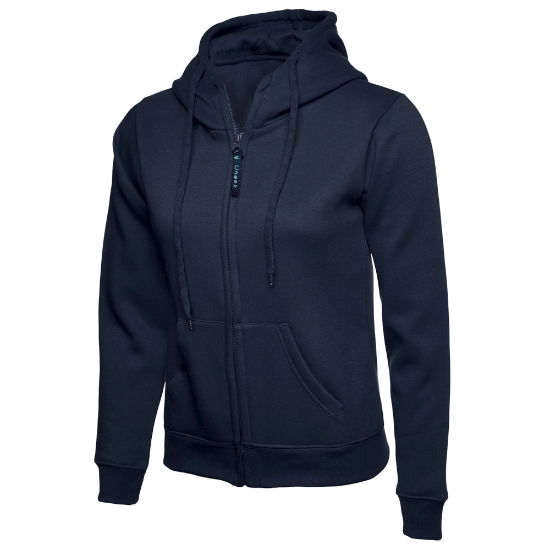 UC505 Ladies Full Zip Hooded Sweatshirt