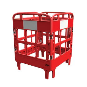 JSP Portagate Reflective Barrier - Red / White - 4 Gate