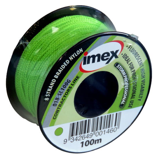 Contractor String Line - Hi Vis Green - 100m