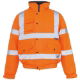 3684 Hi Vis Storm Bomber Jacket-orange