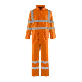 Hi Vis Polyester Rain Suit