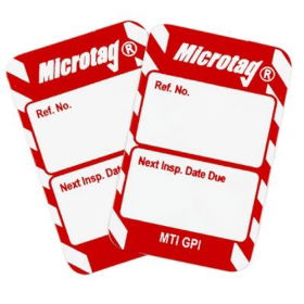 Scafftag Microtag Insert - Red - Next Inspection Date