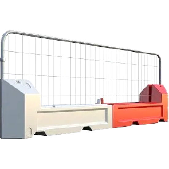 Slot Block Barrier Red/White Set - 3.5m