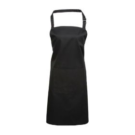 PR154 Black Bib Apron