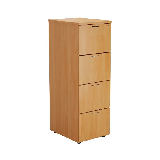 4 Draw Filing Cabinet - Beech