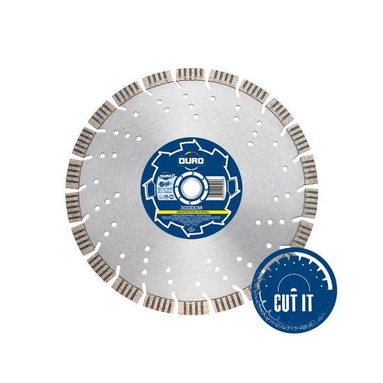 Duro Diamond Blade - 115DCM - Construction Materials & Metal 115mm / 4.5" x 22.23mm bore