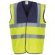 HVW100 Hi Vis 2 Tone Waistcoat - Navy-Yellow