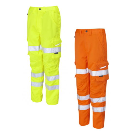 CL01 Ladies Hi Vis Cargo Trousers