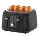 Kenwood 4 Slice Dawn Toaster - Midnight Black