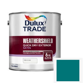 Weathershield Satin Wood 2.5L RAL 5021 -Clearance