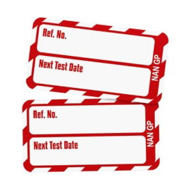 Scafftag Nanotag Insert - Red - Next Test Date