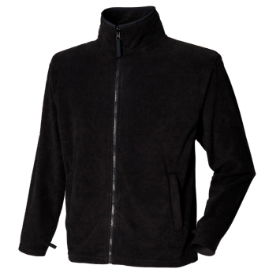 HB850 Henbury Microfleece Jkt Blk