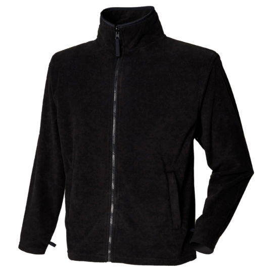 HB850 Henbury Microfleece Jkt Blk