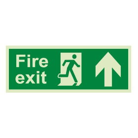 Fire Exit Arrow Up