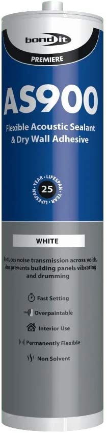 Bond-It Intumescent Acoustic - White - 900ml