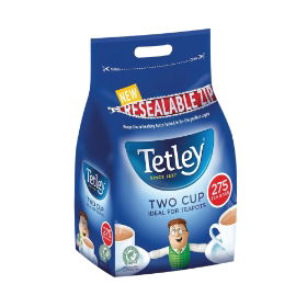 Tetley 2 Cup Tea Bags - Pack of 275