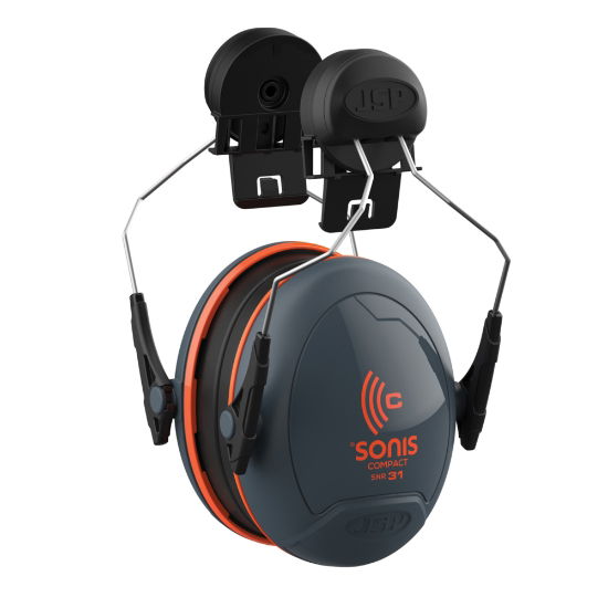 JSP Safety Helmet Mounted Sonis Compact Ear Defenders