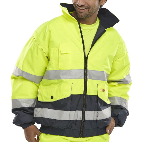 Hi Vis Bomber Jacket