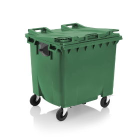 Wheelie Bin - Green - 1,100 Litre