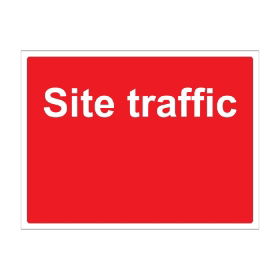 Site Traffic 600mm x 450mm