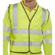 Hi Vis Short Waist Coat - Yellow