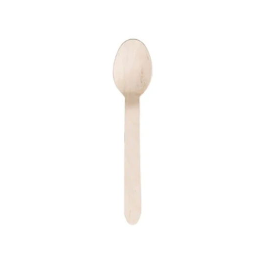 Wooden Dessert Spoons 160mm -  Pack of 100