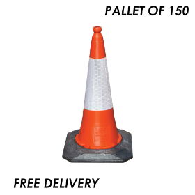 JSP Navigator Road Cone - 2 Part - 750mm - Pallet of 150