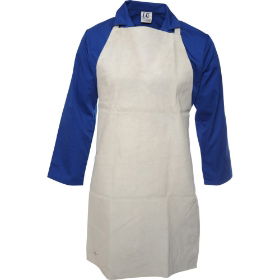 Premium Chrome Leather Bib Apron