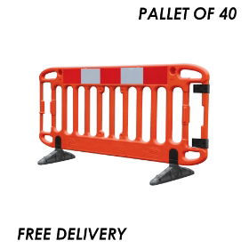 JSP Frontier Barrier - Standard Feet - 2m - Pallet of 40