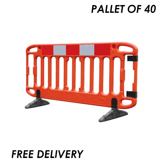 JSP Frontier Barrier - Standard Feet - 2m - Pallet of 40