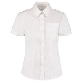 KK719 Short Sleeve Blouse - White - 8